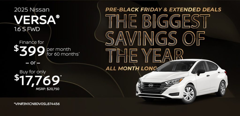 2025 Nissan Versa 1.6 S FWD
