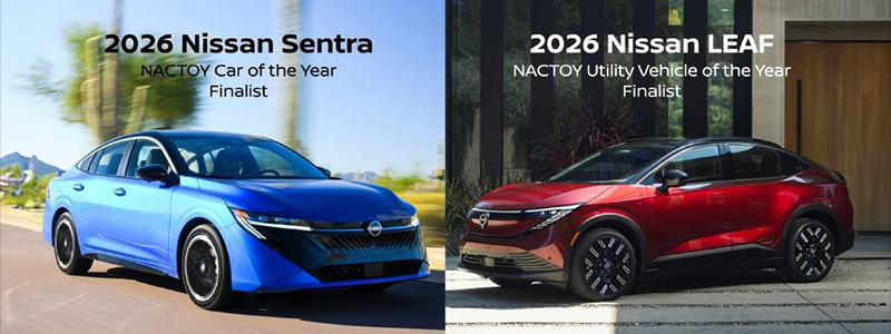 2026 Nissan Sentra & LEAF Award Finalist