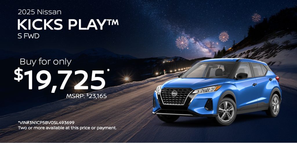 2025 Nissan Kicks Play S – Front-Wheel Drive