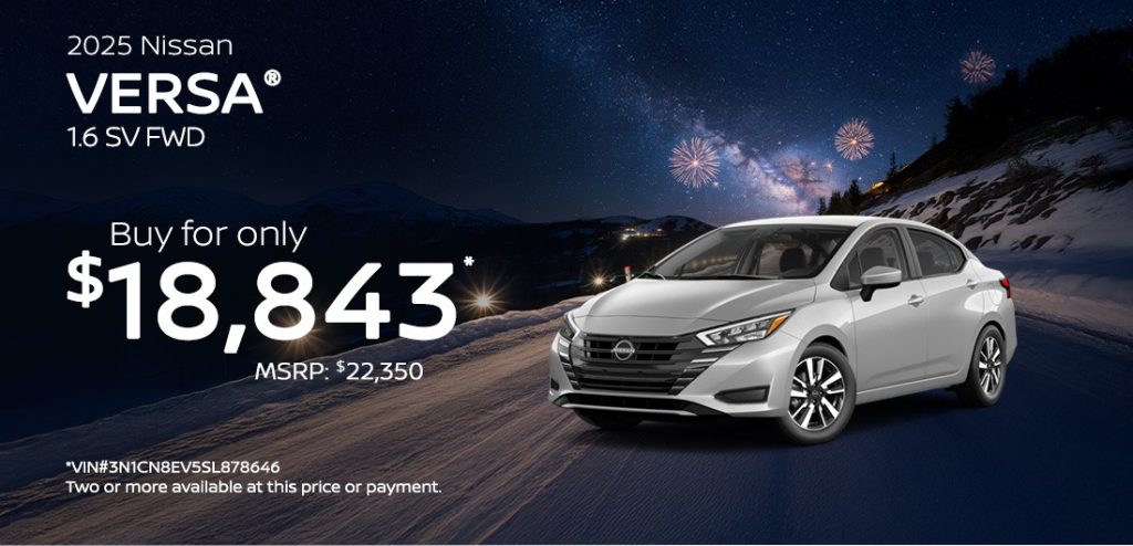 2025 Nissan Versa 1.6 SV – Front-Wheel Drive