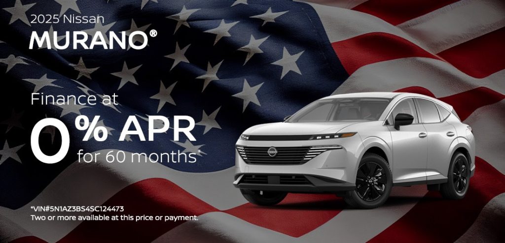 2025 Nissan Murano – 0% APR for 60 Months