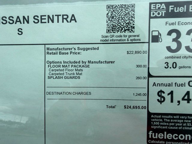 2027 Nissan Sentra S