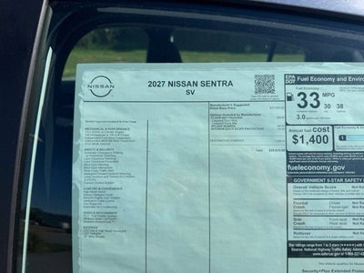 2027 Nissan Sentra SV