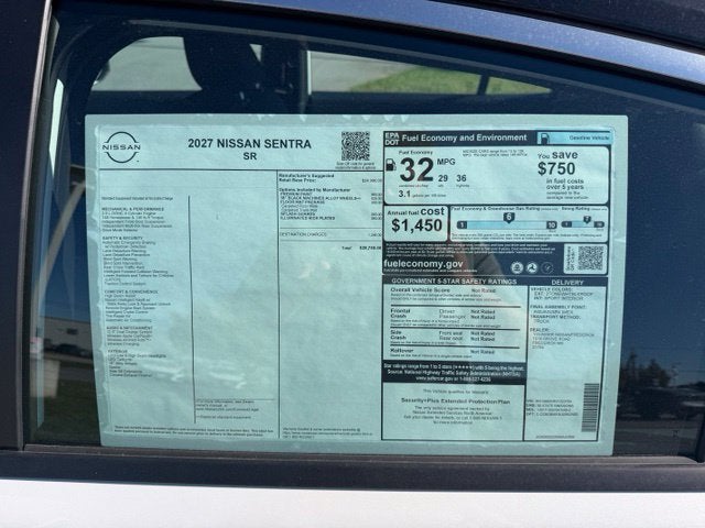 2027 Nissan Sentra SR