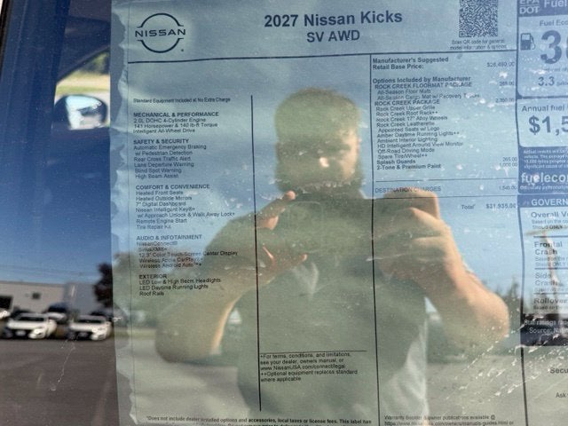 2027 Nissan Kicks SV