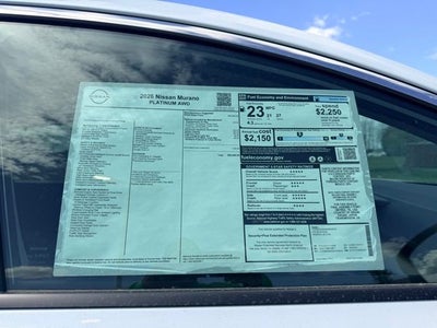 2026 Nissan Murano Platinum CARGO PACKAGE