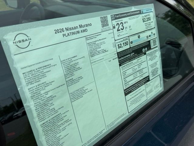 2026 Nissan Murano Platinum