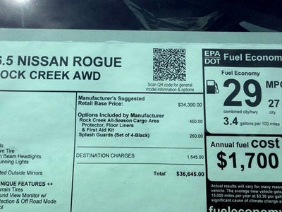 2026 Nissan Rogue Rock Creek