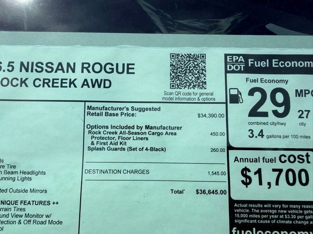 2026 Nissan Rogue Rock Creek