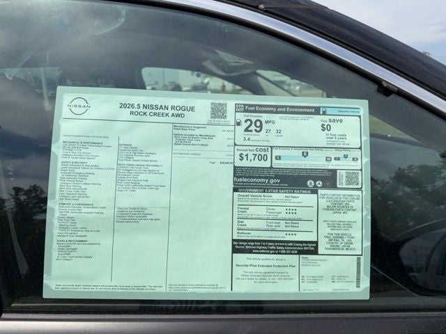 2026 Nissan Rogue Rock Creek