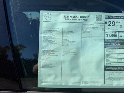 2027 Nissan Rogue Dark Armor