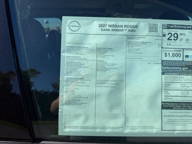2027 Nissan Rogue Dark Armor