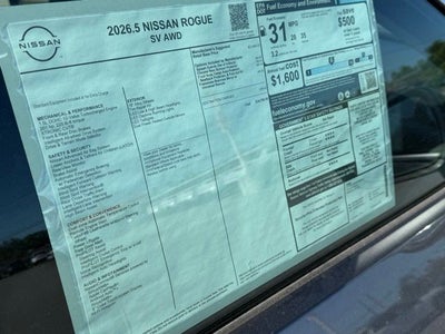 2026 Nissan Rogue SV