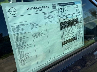 2026 Nissan Rogue SV