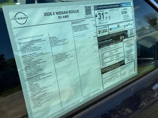 2026 Nissan Rogue SV