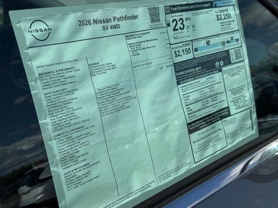2026 Nissan Pathfinder SV