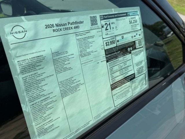 2026 Nissan Pathfinder Rock Creek