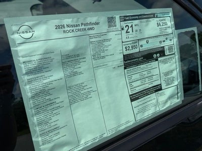 2026 Nissan Pathfinder Rock Creek