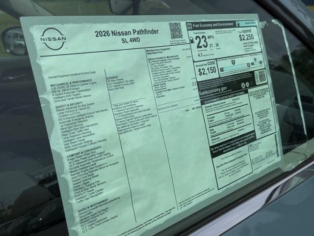 2026 Nissan Pathfinder SL PREMIUM PACKAGE