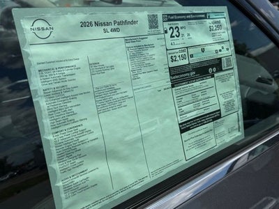 2026 Nissan Pathfinder SL PREMIUM PACKAGE