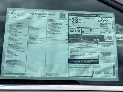 2026 Nissan Pathfinder SL PREMIUM PACKAGE