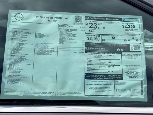 2026 Nissan Pathfinder SL PREMIUM PACKAGE