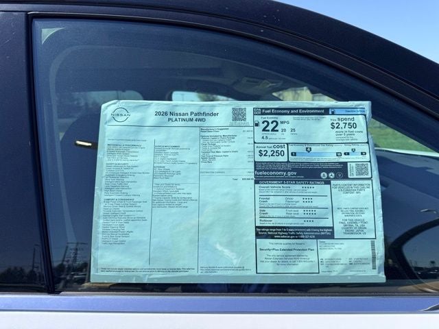 2026 Nissan Pathfinder Platinum
