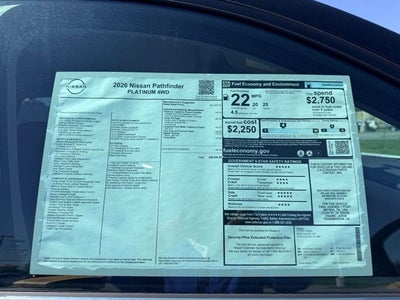 2026 Nissan Pathfinder Platinum