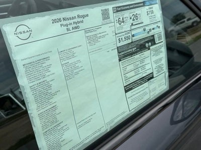 2026 Nissan Rogue Plug-In Hybrid SL
