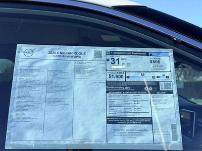 2026 Nissan Rogue Dark Armor