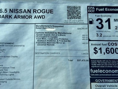 2026 Nissan Rogue Dark Armor