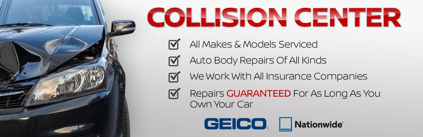 Have an accident or collision? Come to the Collision Center at Younger Nissan in Frederick, Maryland 21704